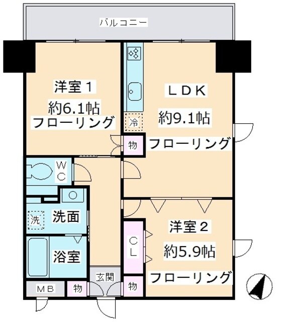 Ｋ．Ｓ柿生の物件間取画像