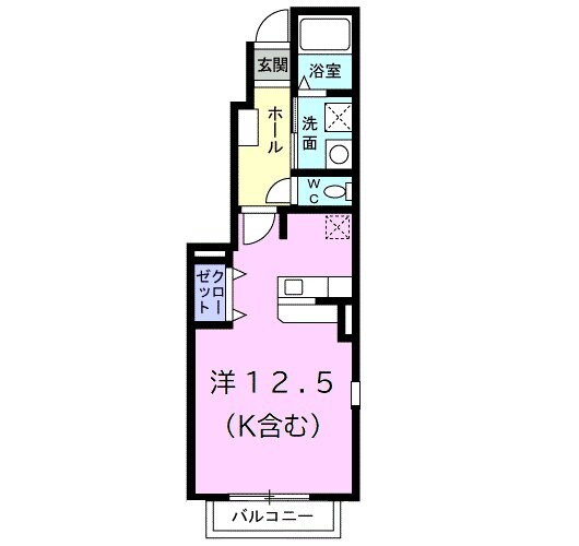 ラフォーレ柿生の物件間取画像