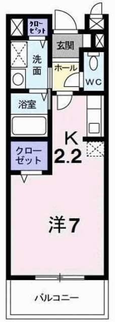 カーサ・エスタシオンの物件間取画像