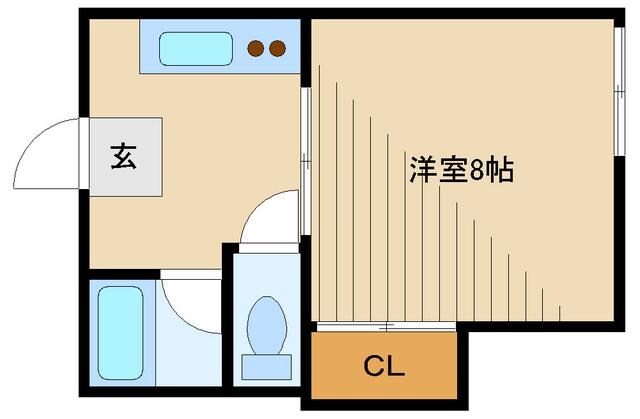 サニーハイツの物件間取画像