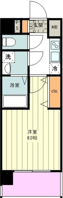 エステムコート東京八王子の物件間取画像