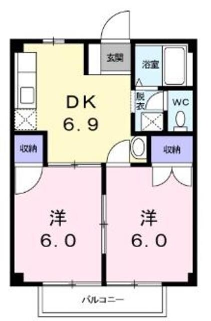 モーツアルトの物件間取画像