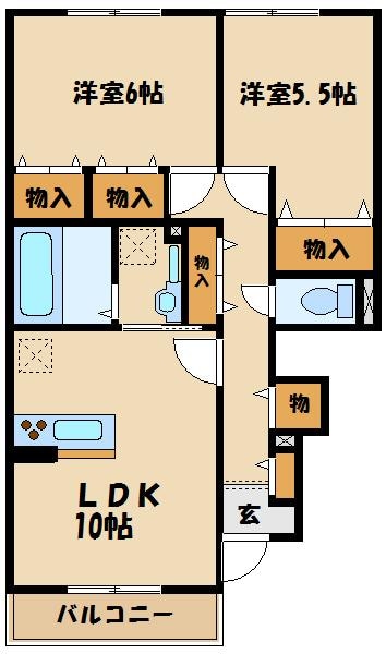 エスペランサの物件間取画像