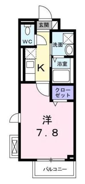 メゾン・ル・ブランの物件間取画像