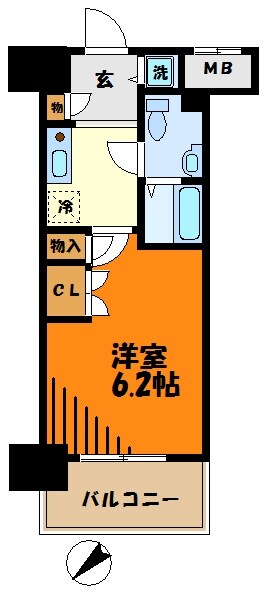 パークキューブ武蔵小杉の物件間取画像