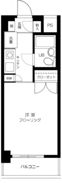 モナークマンション武蔵新城第2の物件間取画像