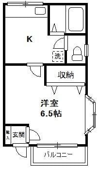 コスモハイツの物件間取画像