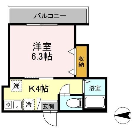 ソネット武蔵新城の物件間取画像