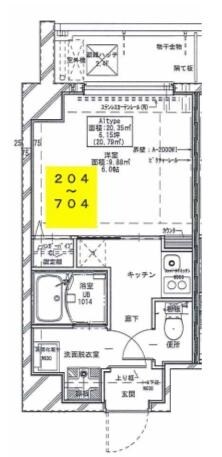 グランリーヴェル新川崎ＶＥＲＹの物件間取画像