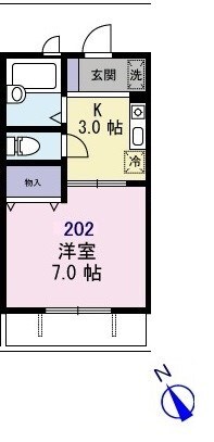 セリシエール日吉の物件間取画像