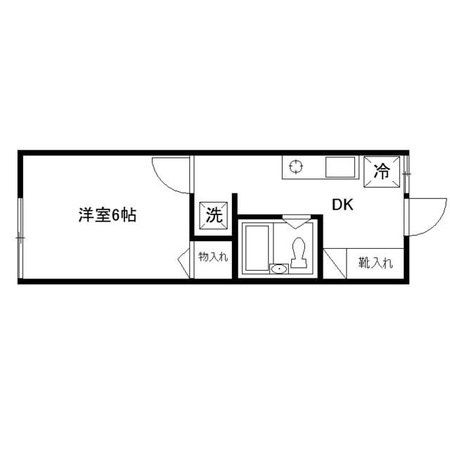 Ｋハイツの物件間取画像