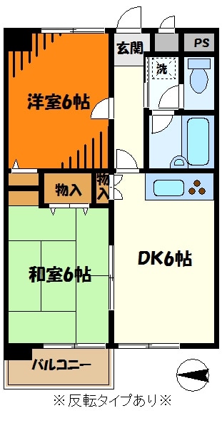 カピトール川崎Iの物件間取画像