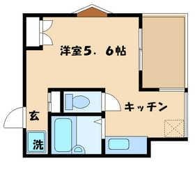 ハーブハイム２の物件間取画像