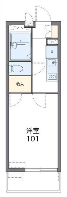 レオパレスファーストコートユウの物件間取画像