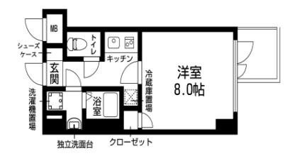 RISING STAGEの物件間取画像