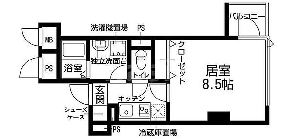 RISING STAGEの物件間取画像