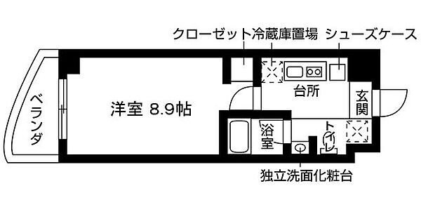 エスポワール溝の口の物件間取画像