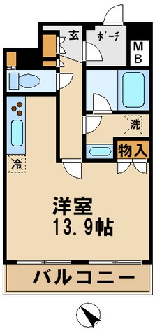 ナイスグランソレイユ武蔵小杉の物件間取画像