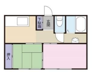 クロノス綱島の物件間取画像