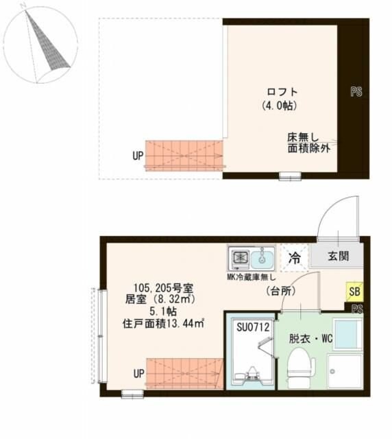 ニューメゾンワイワイ(ニューメゾンワイワイ)の物件間取画像