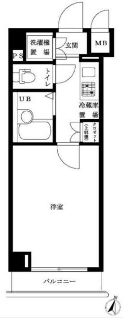 ルーブル武蔵小杉弐番館の物件間取画像