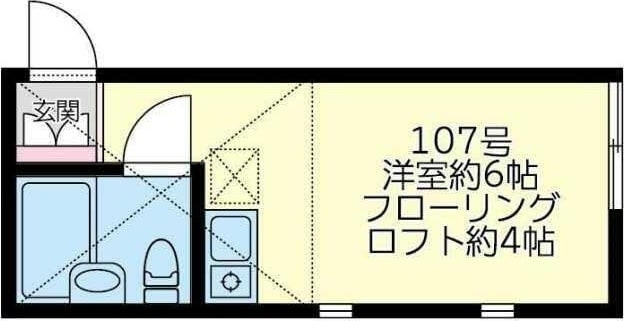 ユナイトステージ鹿島田ライフテリアの物件間取画像