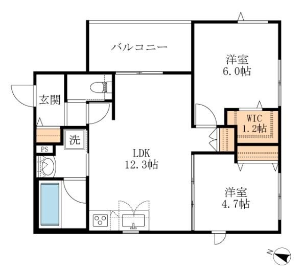 （仮称）今井南町メゾンの物件間取画像