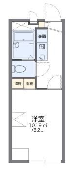 レオパレスグリンテルの物件間取画像