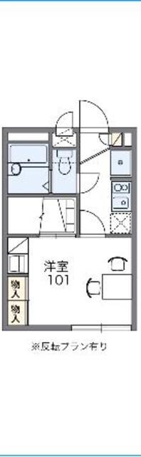 レオパレスルーナ　スペランツァの物件間取画像