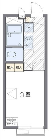 レオパレスアルファードの物件間取画像