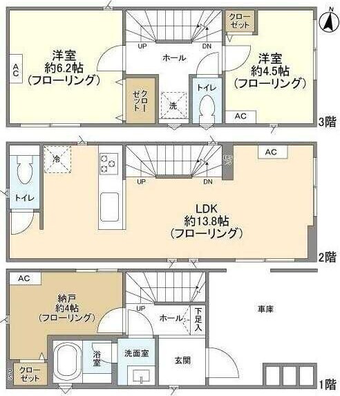 Ｋｏｌｅｔ津田山＃０２の物件間取画像