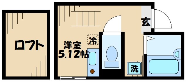 プライムテラス登戸Ａの物件間取画像