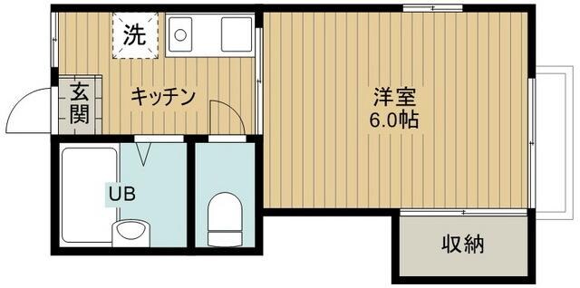 サウスクレストの物件間取画像