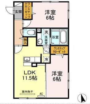 ベルテの物件間取画像