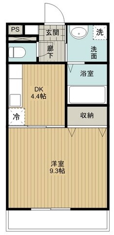 アムール麻生の物件間取画像