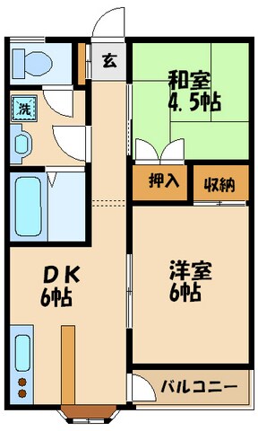 メゾンエクセルの物件間取画像