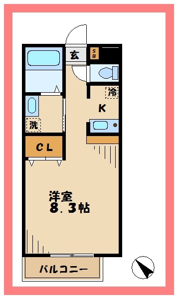 ヴァンヴェールの物件間取画像