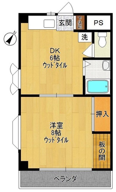 下島建設ビルの物件間取画像