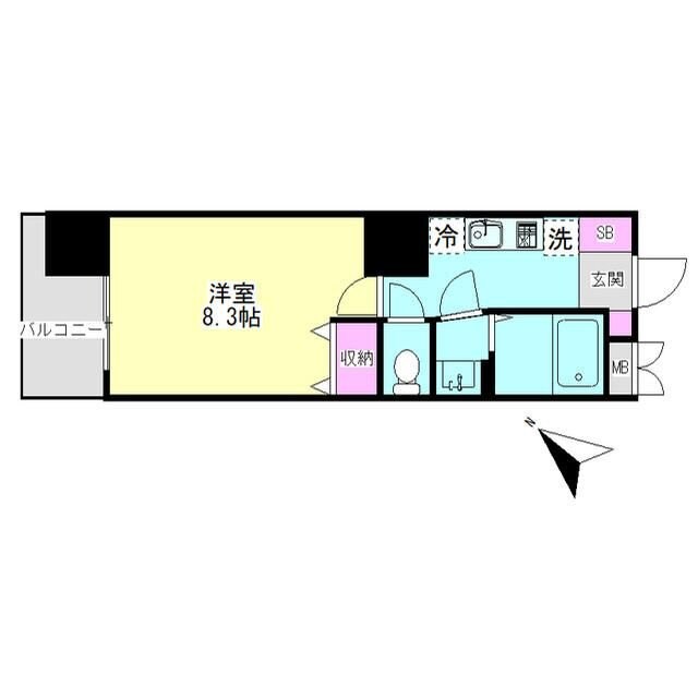 ベェルヴェル稲城の物件間取画像