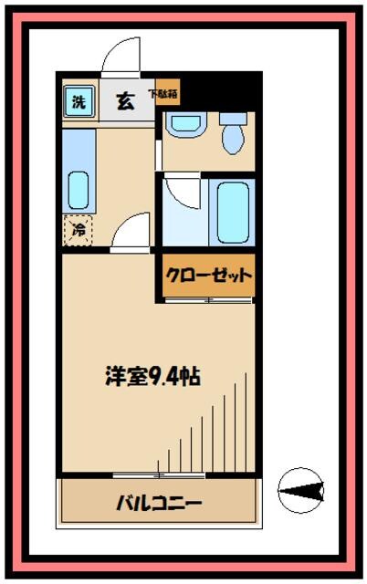 アルペジオ生田の物件間取画像