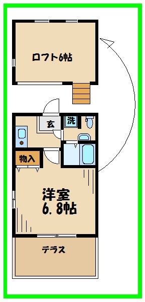 カーサ喜多見の物件間取画像