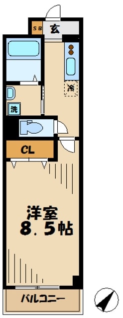 ワンミニッツ百合丘の物件間取画像