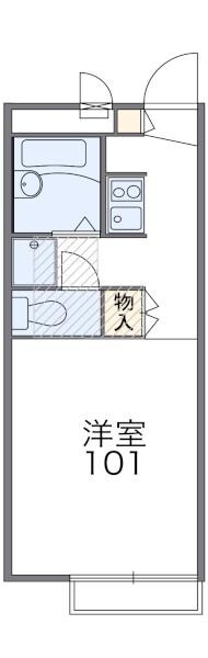 レオパレスグリーンヒルズＡＹＡ　IIの物件間取画像