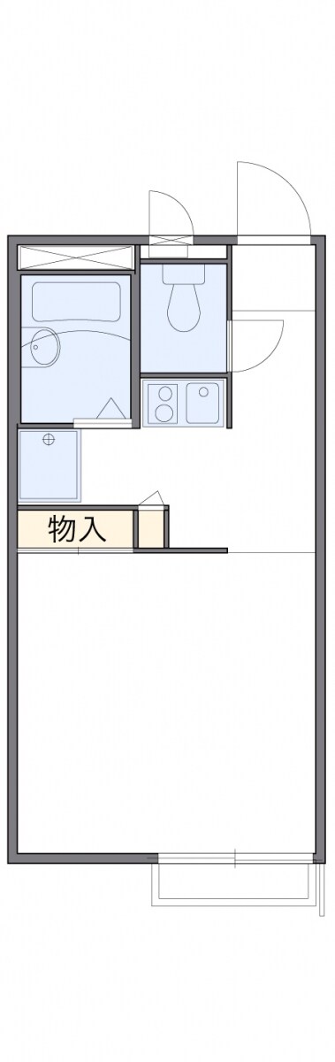 レオパレスクレールの物件間取画像