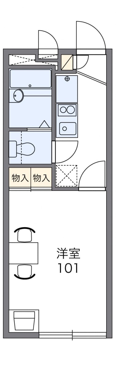 レオパレスコンフォートの物件間取画像