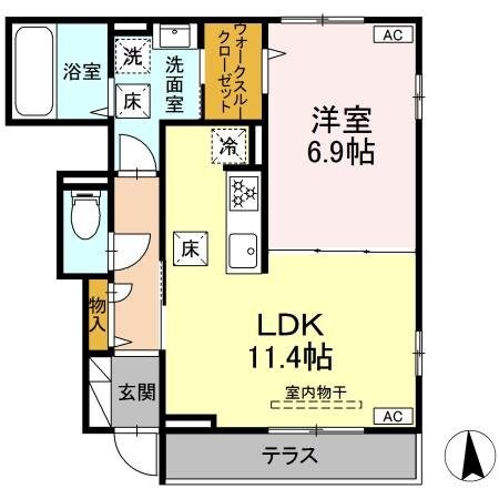 Studieの物件間取画像