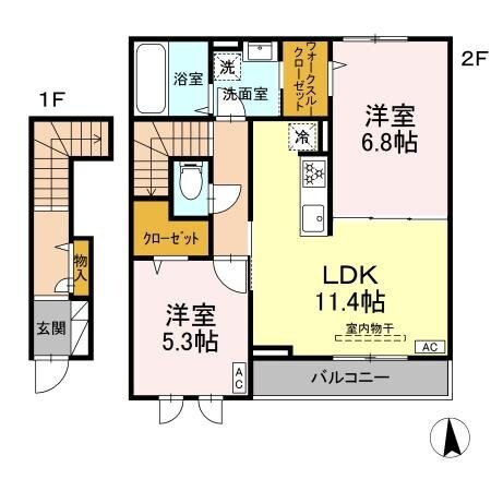 Studieの物件間取画像