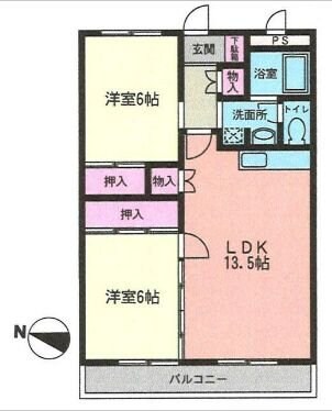 ビュースフルマンション桜台の物件間取画像