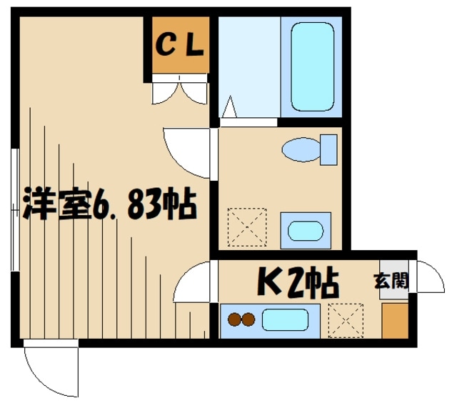 アドヴァンスＴＴ２号館の物件間取画像