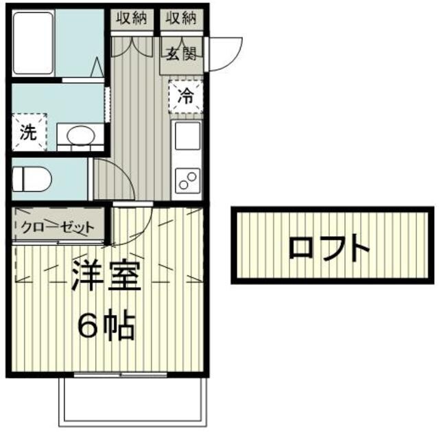 エメラルドハイツの物件間取画像